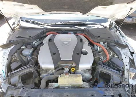 2014 Infiniti Q50 Hybrid Sport from USA, damaged, VIN JN1AV7AP3EM690226